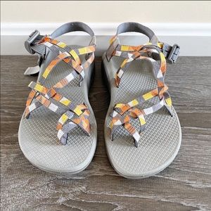 Chaco Z Cloud X2 Puzzle Poppy Sandal Gray Womens 8